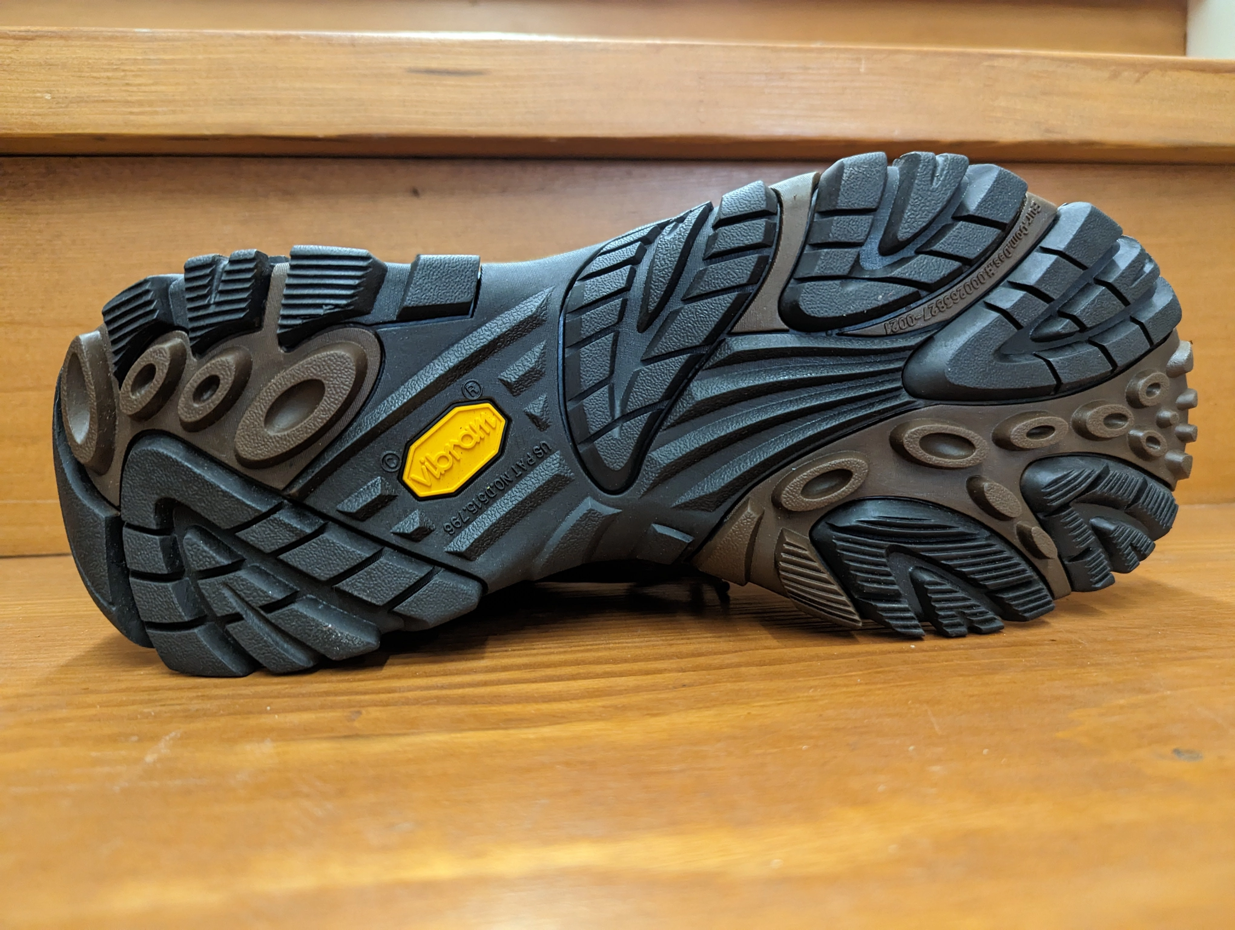 Merrell Moab Adventure Lace Dark Earth J91825 Textured Surface