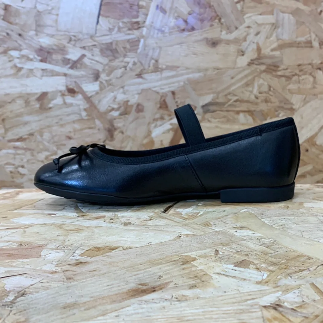 Asics Gel Course Glide Golf Shoes Review Geox Kids Plie Ballet Flat Leather School Shoe - Black