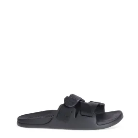 Sleek Travel Footwear Chaco Womens Chillos Slide Black