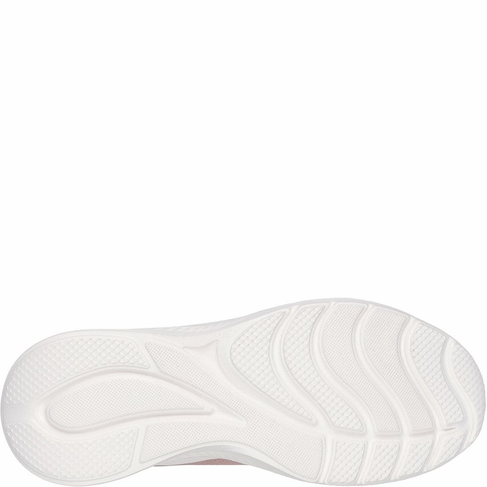 Skechers BOBS Sport Squad Waves Just Wading Shoe Stacked Heel Smile Step