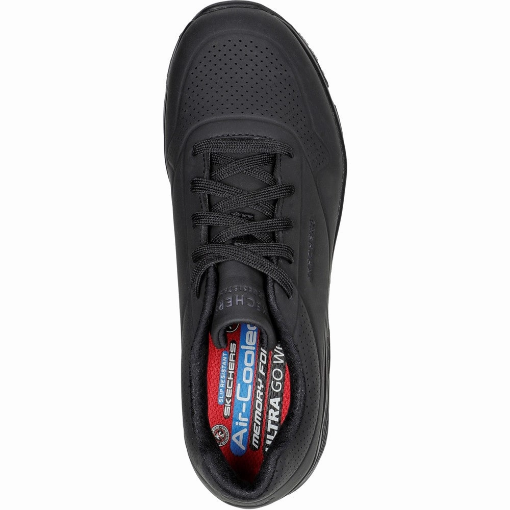 Skechers Workwear Work Relaxed Fit: Uno SR Safety Shoe MoistureWicking