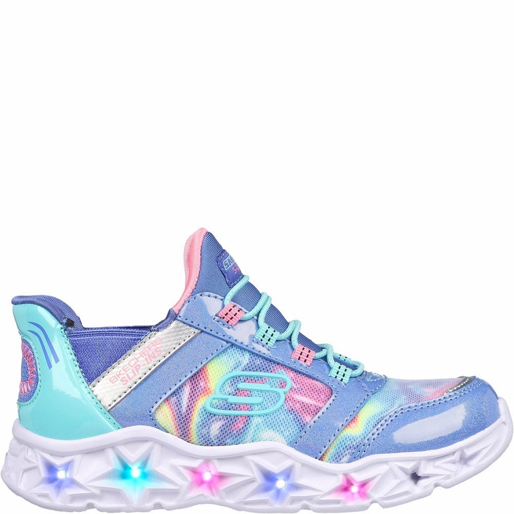 Comfort arch Skechers Galaxy Lights - TieDye Takeoff Trainers