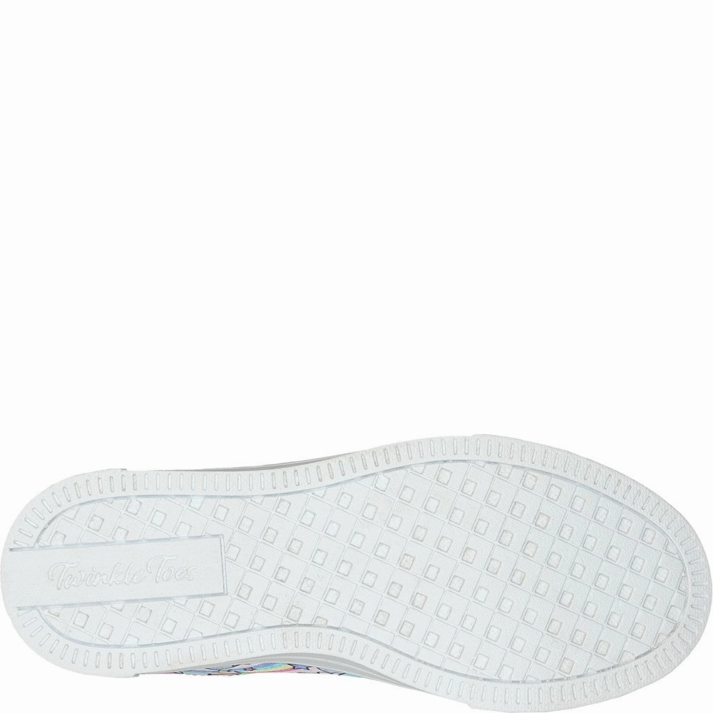 Skechers Twinkle Sparks - Flying Hearts Trainer Flexible Support Mobility Ease