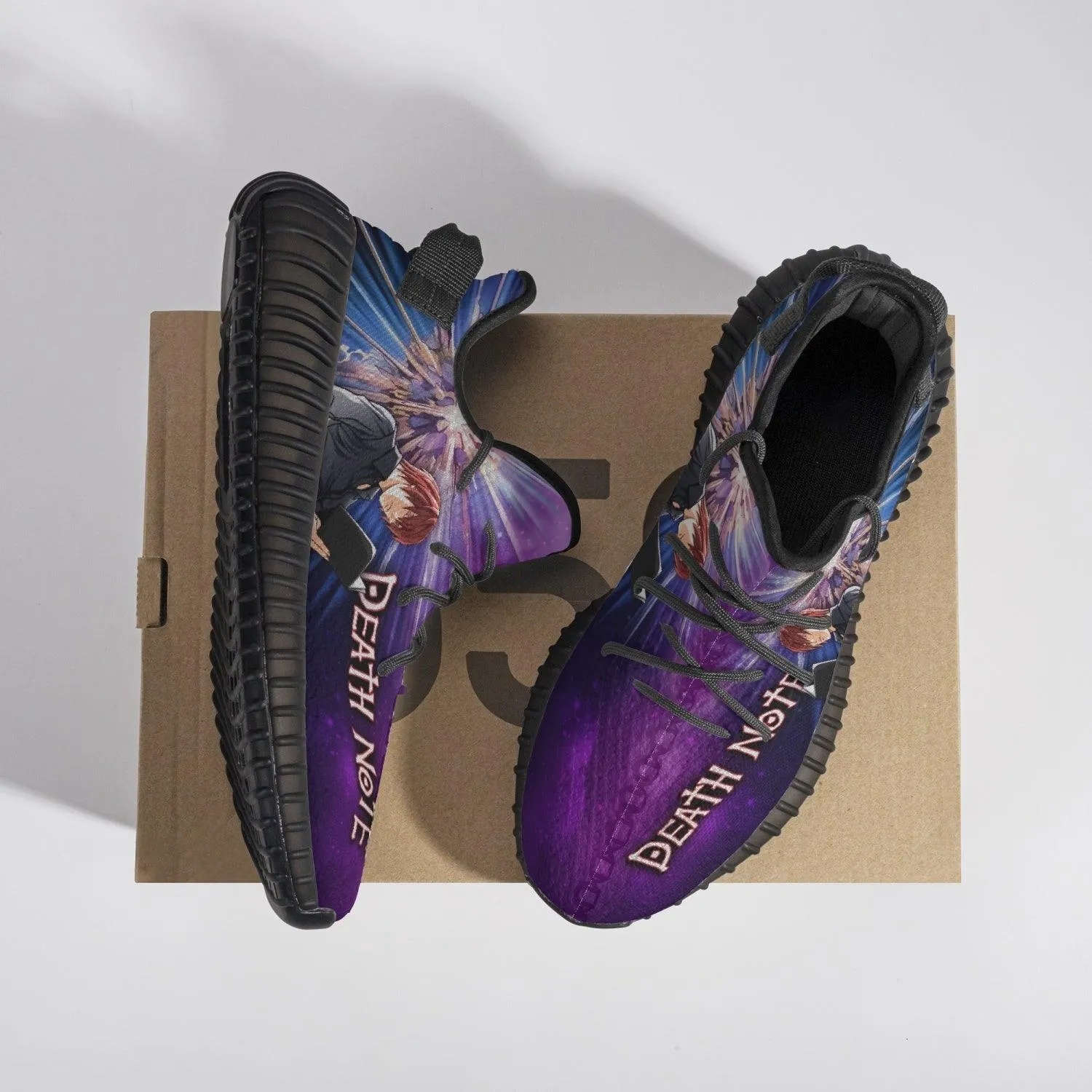 Death Note Light Yagami Purple YZ Anime Shoes Asics Gt-2000 9 Trail Running Shoes