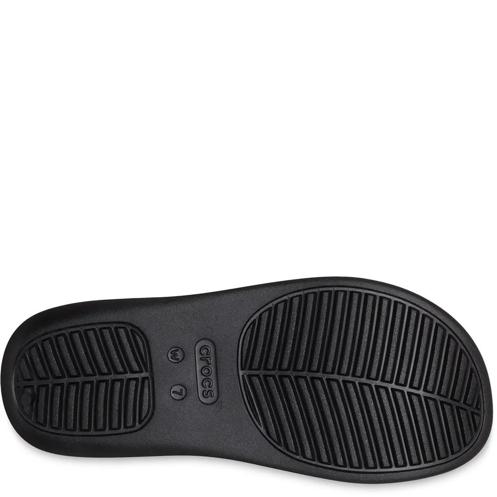 Flight Day White Clean Crocs Getaway Platform Flip