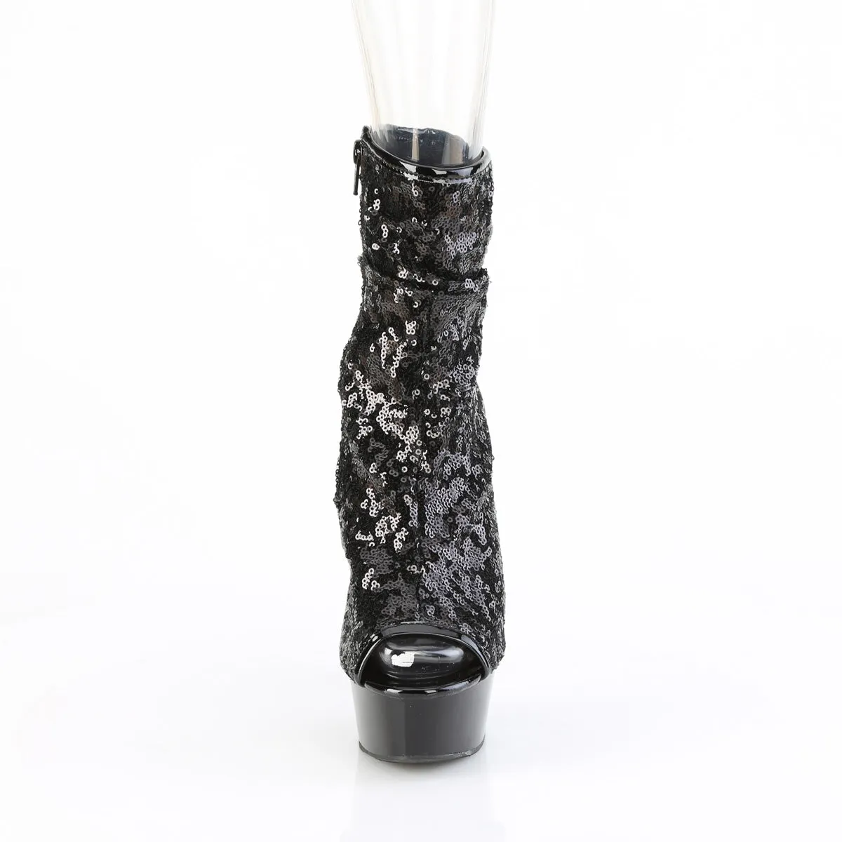 DELIGHT-1008SQ Pleaser Black Sequins Sexy Platform Shoes (Pole Dancing Heels) Asics Gel-netburner Ballistic Volleyball Shoe