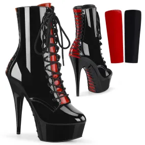 DELIGHT-1020FH Pleaser Black Patent Sexy Platform Shoes (Pole Dancing Heels) Asics Ironman Shoes
