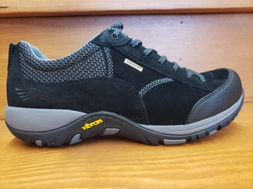 Toddler asphalt terrain Dansko Paisley Black/black suede leather