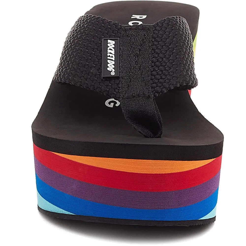 Open Sides Travel Comfort Shoes Rocket Dog Crush Webbing Sandal