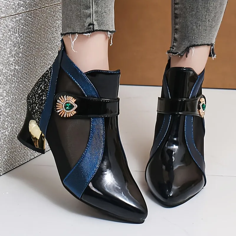 Louis Vuitton Shoes Dress Shoes Women's Elegant French Heel Chelsea Pointed Toe Shoes