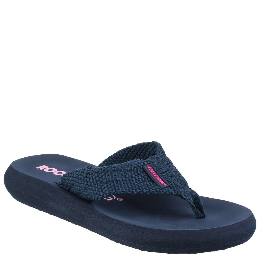 Canvas Rocket Dog Sunset Webbing Slip On Sandal
