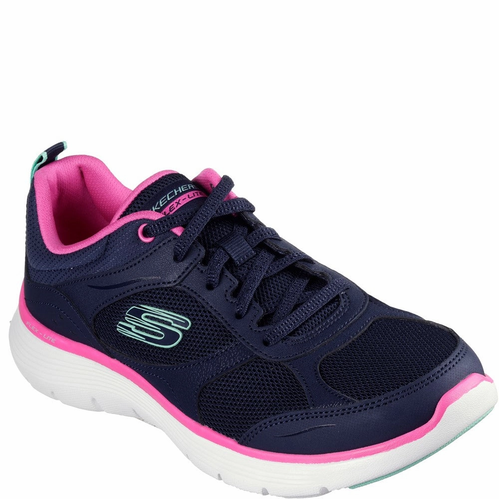 pre - run stretch Skechers Flex Appeal 5.0 Fresh Touch Trainers