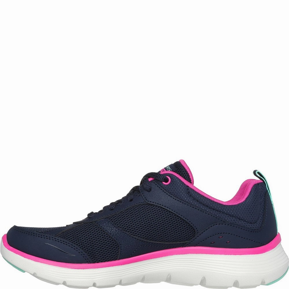 Skechers Flex Appeal 5.0 Fresh Touch Trainers full - length midsole running shoes