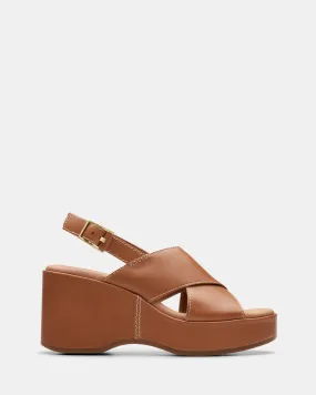 Manon Wish Tan Leather Sole Traction