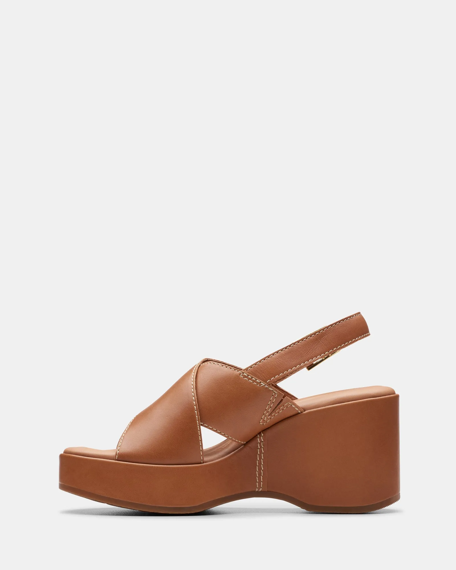 Manon Wish Tan Leather Chic Sandals for Vacation At-Home Style