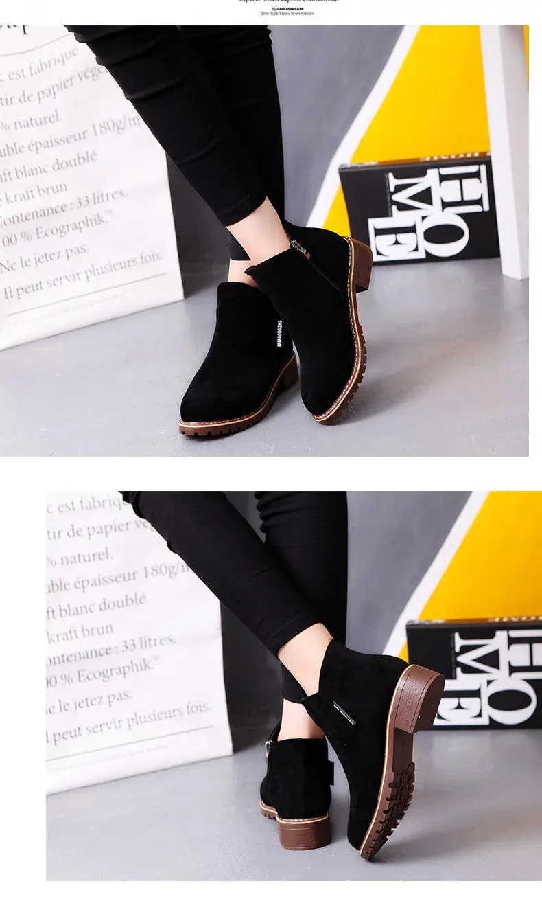 Snow And Winter Boots Ankle Boots Comfortable Plus Size Snow Boots for Women Female Platform Boots Botas De Mujer
