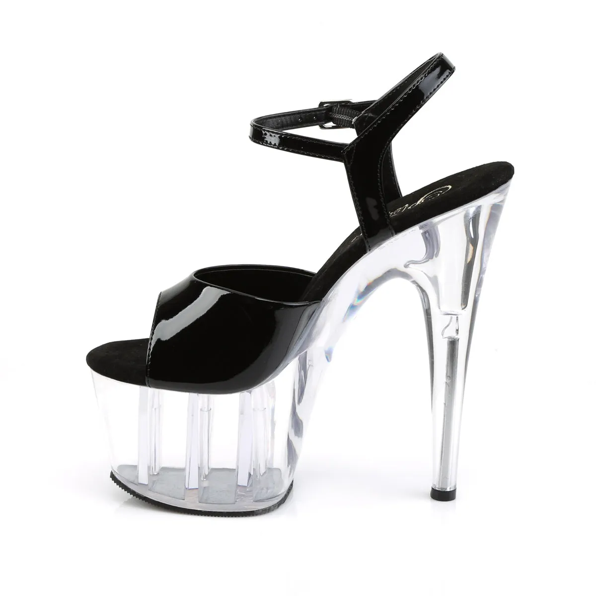 ADORE-709 Pleaser Black Patent Sexy Platform Shoes (Pole Dancing Heels) Asics Gel Training Shoes