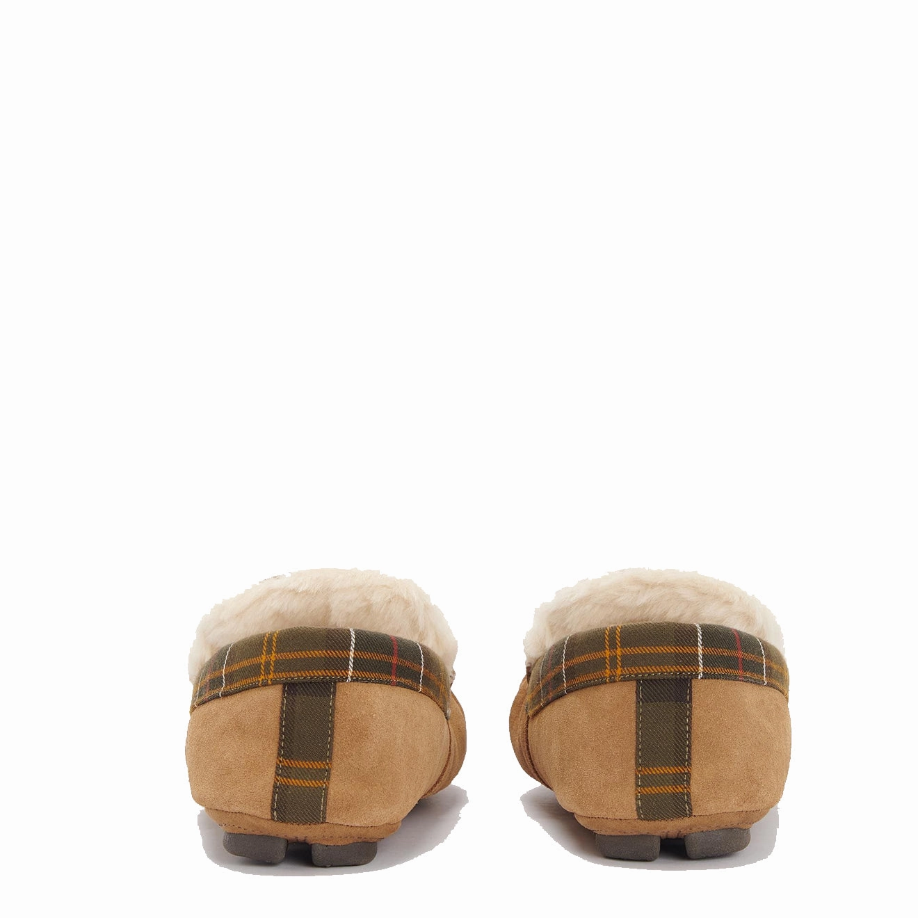 Star Night Barbour Monty Moccasin Slipper Camel Suede