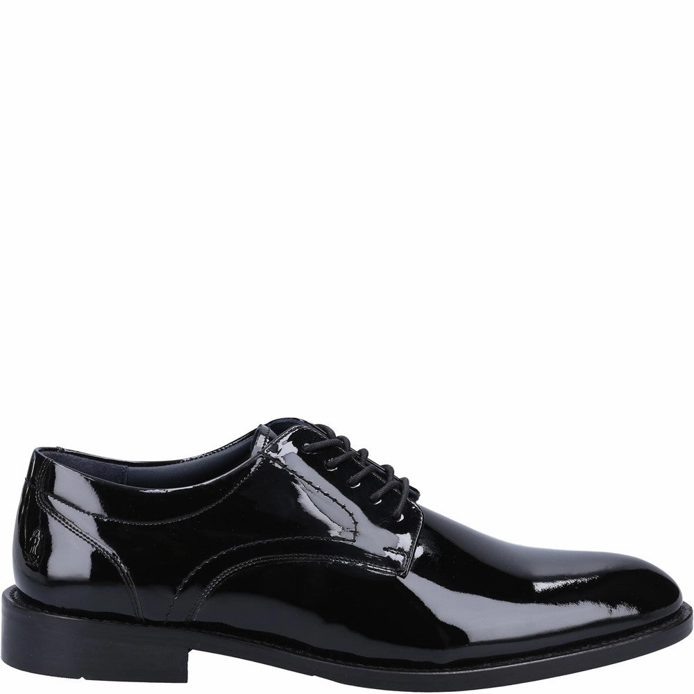 Quality craftsmanship Clean Shape Hush Puppies Damien Lace Up Patent Shoe