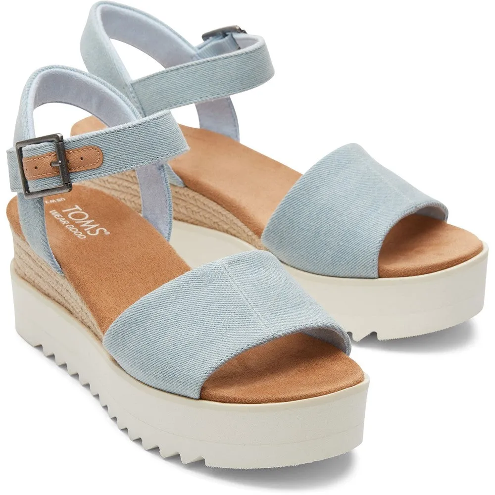 TOMS Diana Wedge Practical Walking Shoes Shore Style