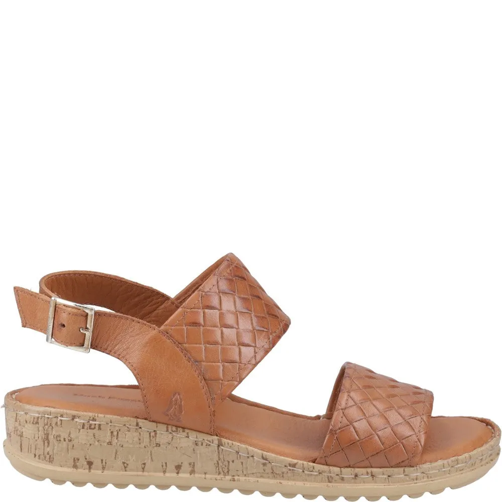 Hush Puppies Ebony Woven Sandal Red Bold