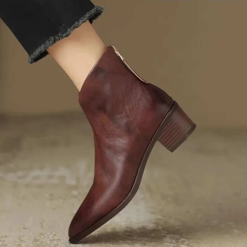 Leandra | Womens Leather Boots Best Stylish Winter Boots