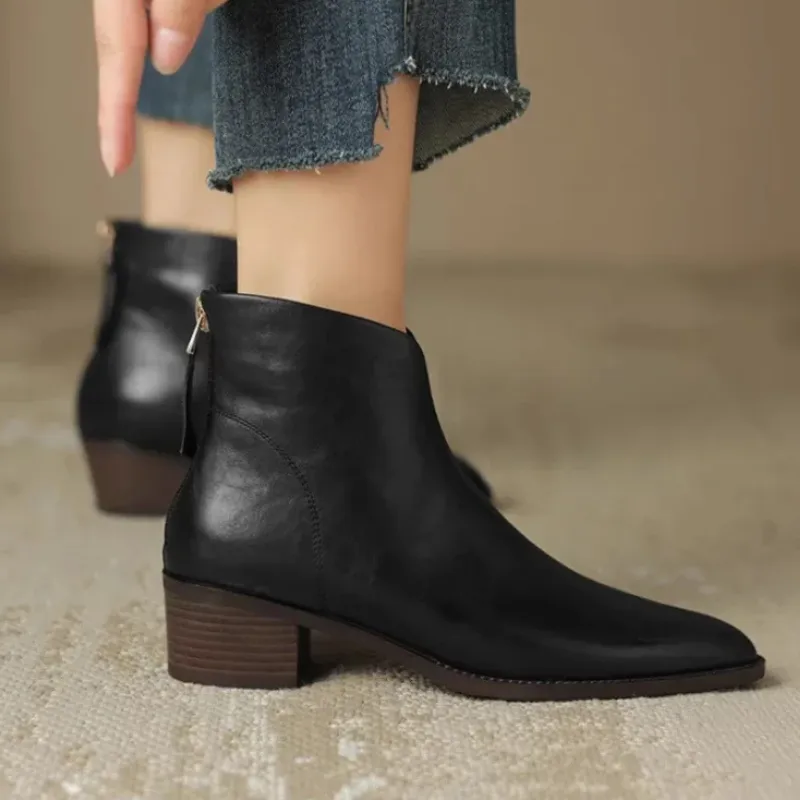 Leandra | Womens Leather Boots Great Rain Boots