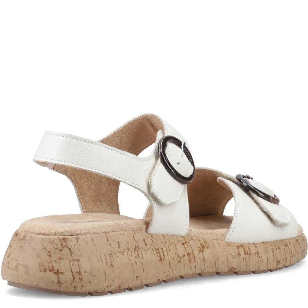 Hush Puppies Alison Buckle Sandal Step In Arch support