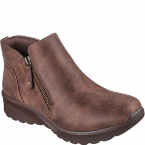 Active Comfort Skechers Lovely Vibe Fall In Bloom Ankle Boots