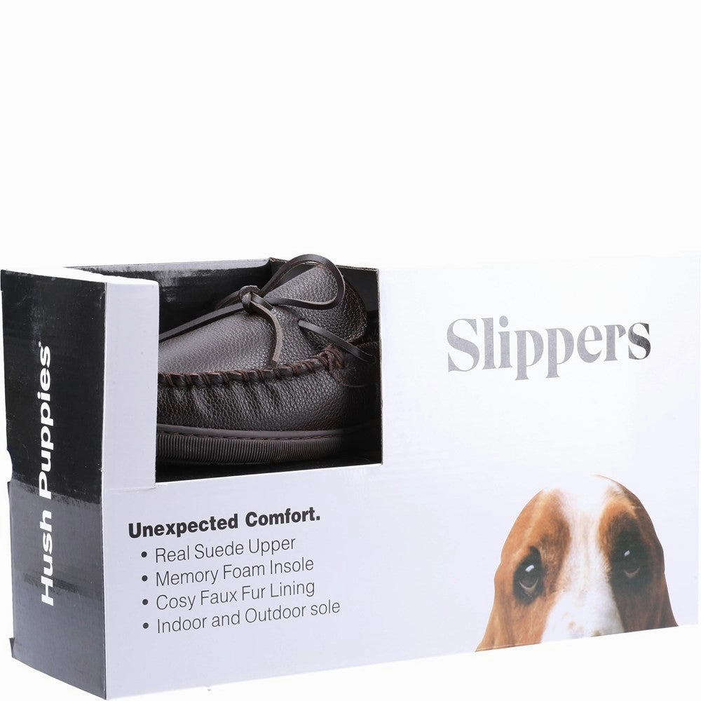 Hush Puppies Ace Leather Slipper Comfortable Sole Team Lunch