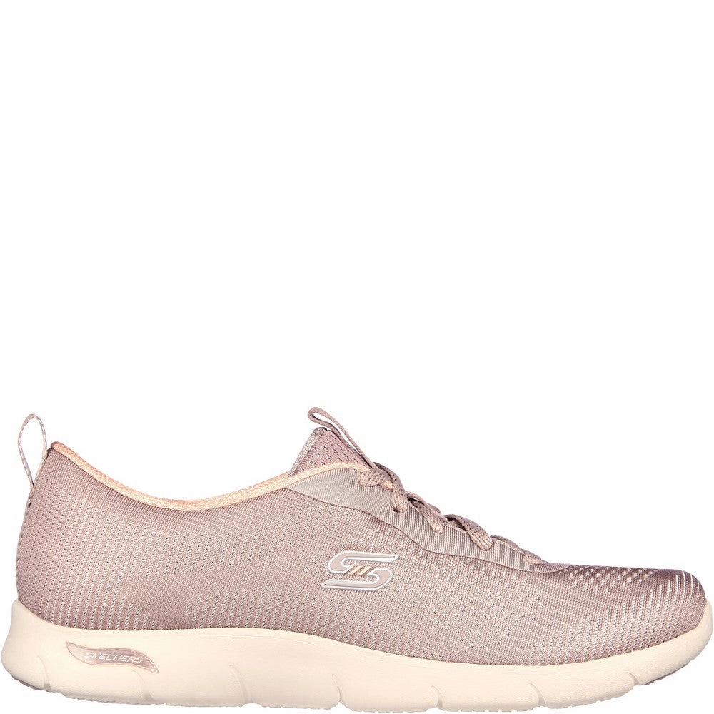 Slip Control Light Stride Skechers Arch Fit Refine Classy Doll Trainers