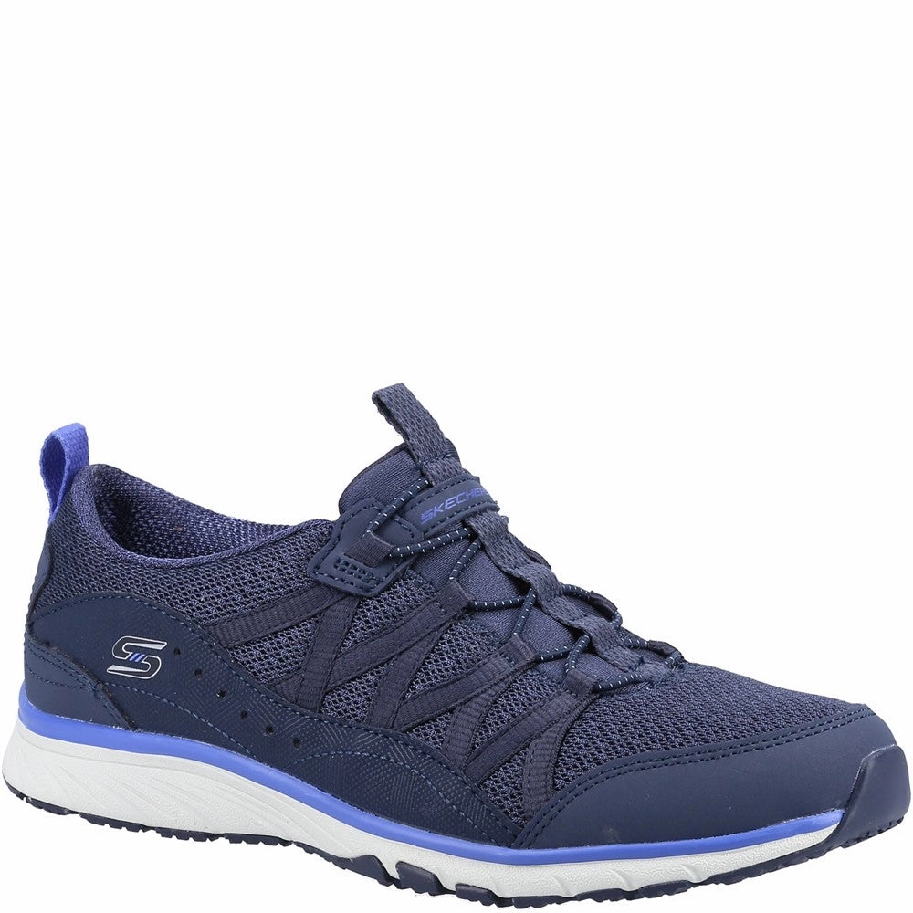 Flexible   outsole Skechers Gratis Sport Live Golden Trainers