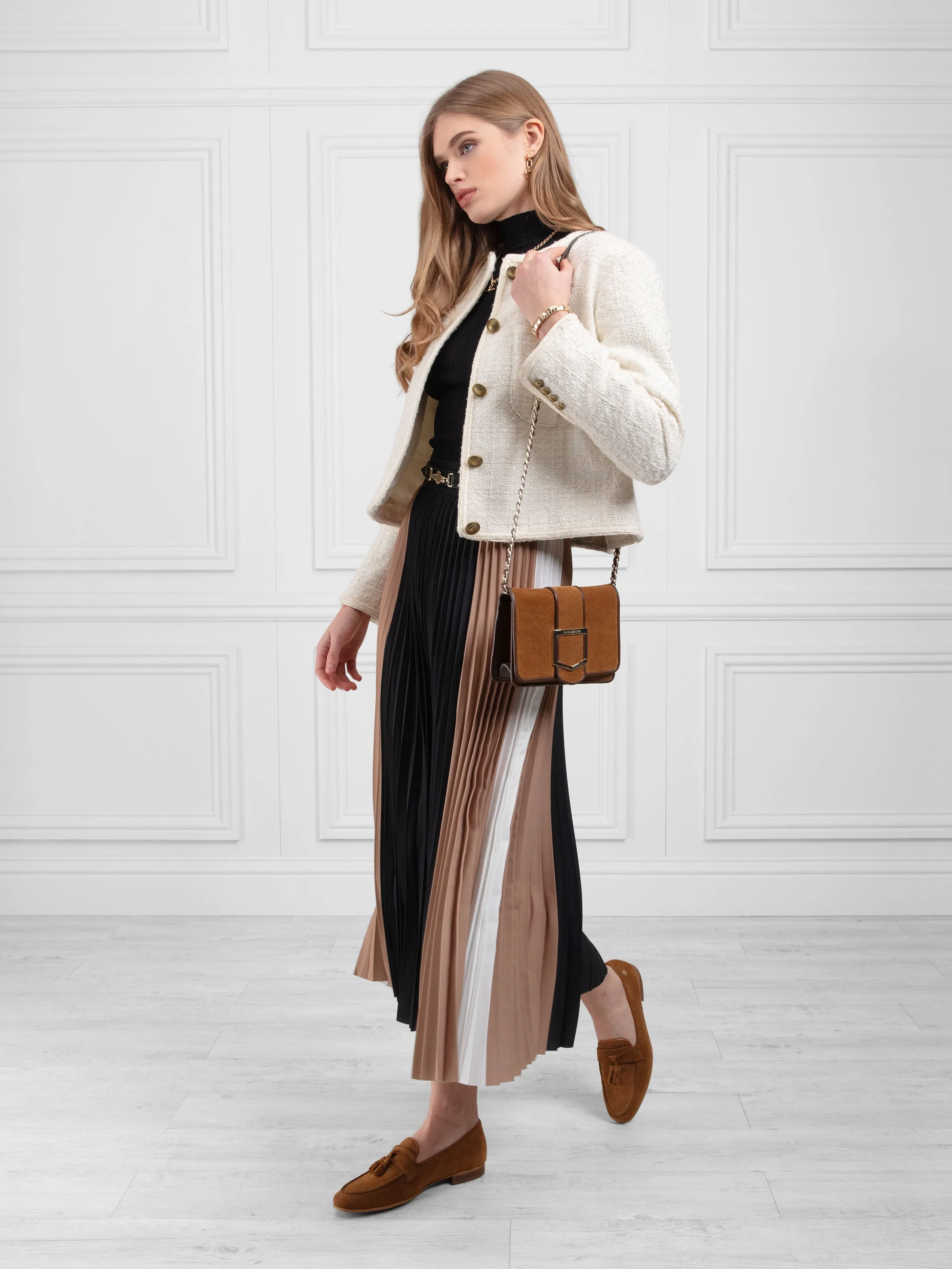 Loafers Fur La Rochelle - Tan Suede