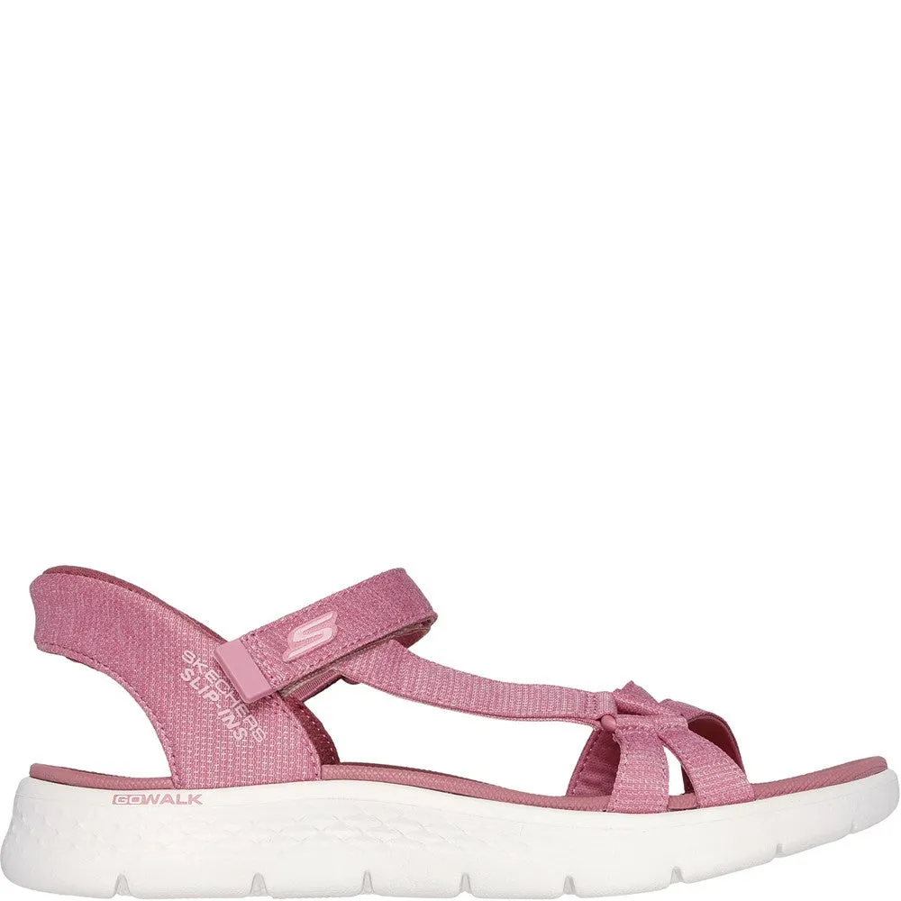 Sporty Footwear for Vacation Skechers GO WALK Flex Illuminate Sandal