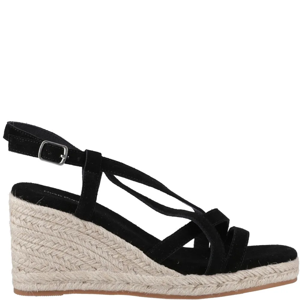 Trendy Footwear Style Addon Hush Puppies Jenny Espadrille Wedge Sandal