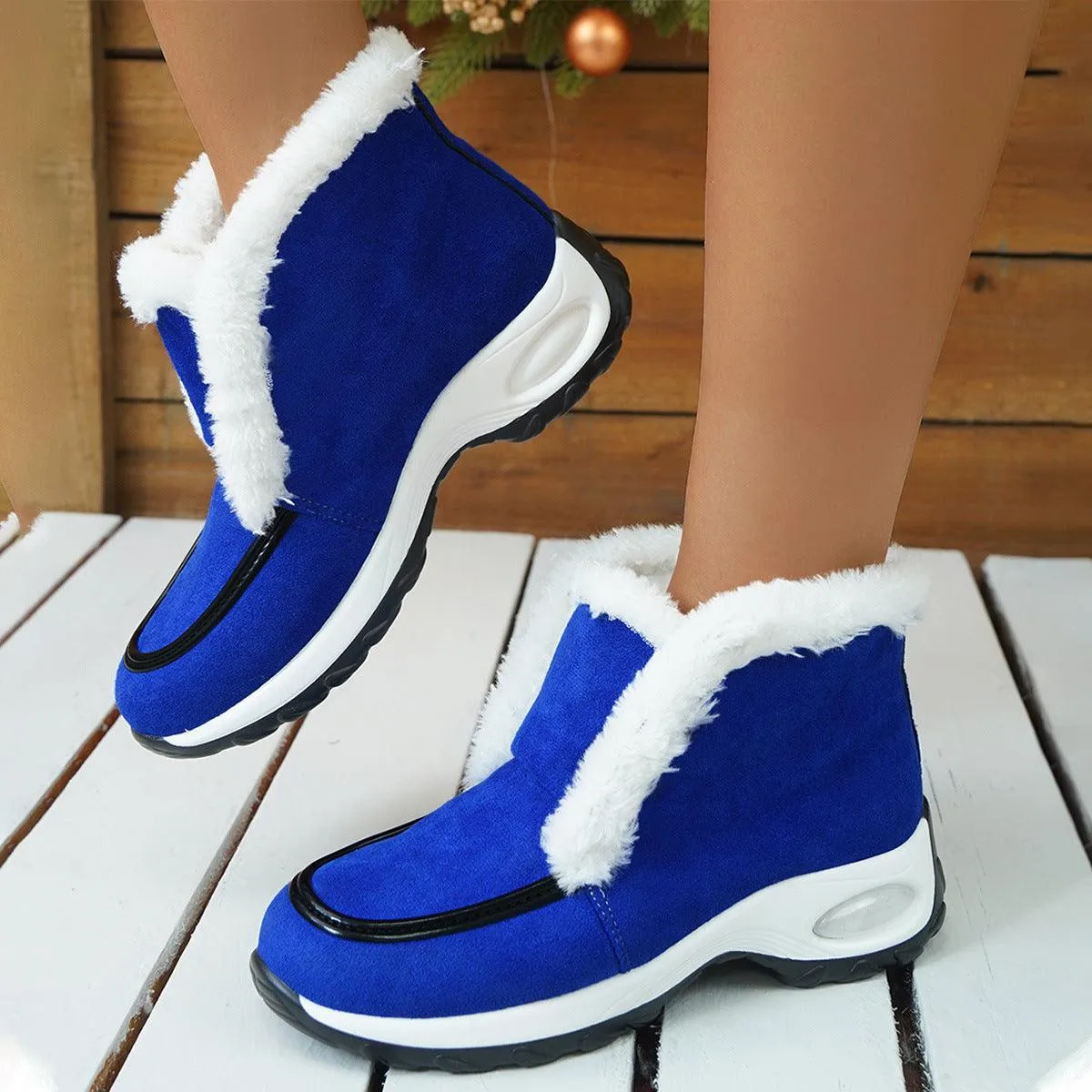 Rocky Snow Boots Winter Shoes For Women Air-cushion Sole Snow Boots