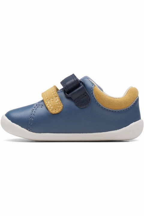 Clarks Roamer Race toddler denim blue Design Show