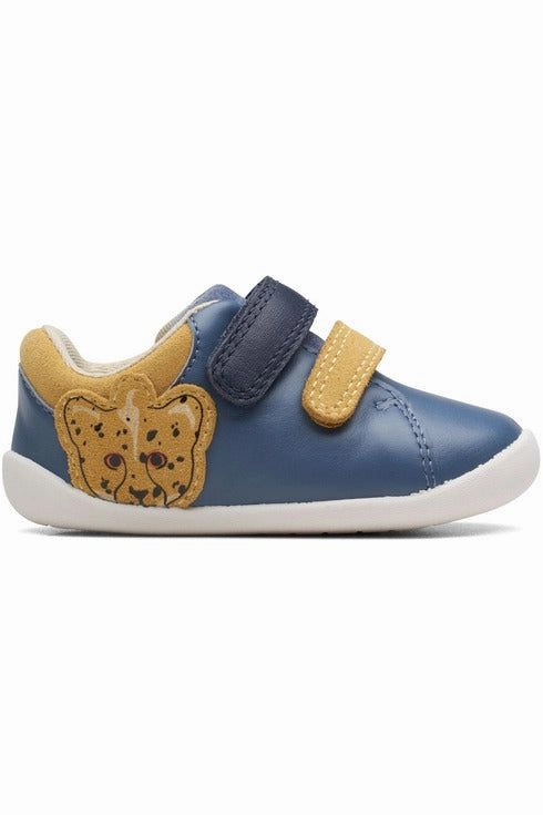Clarks Roamer Race toddler denim blue ergonomic Lagoon Mood