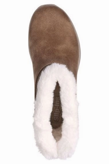 Heel Hug Skechers Slip Ins On the Go Joy Cozy Dream 144800 CSNT chestnut