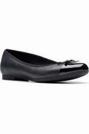 Port Glow Clarks Scala Bloom Youth black leather