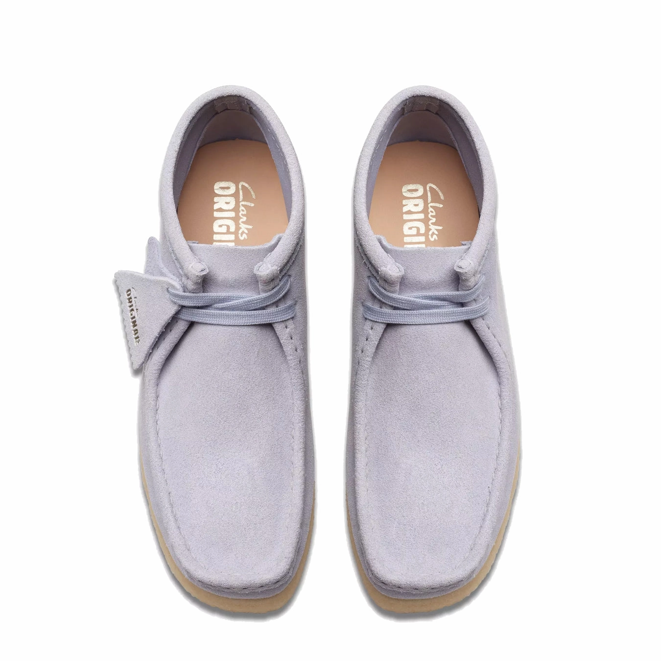 Flexible Design Adjustable Fit Clarks Originals Womens Wallabee Boot Cloud Grey Suede