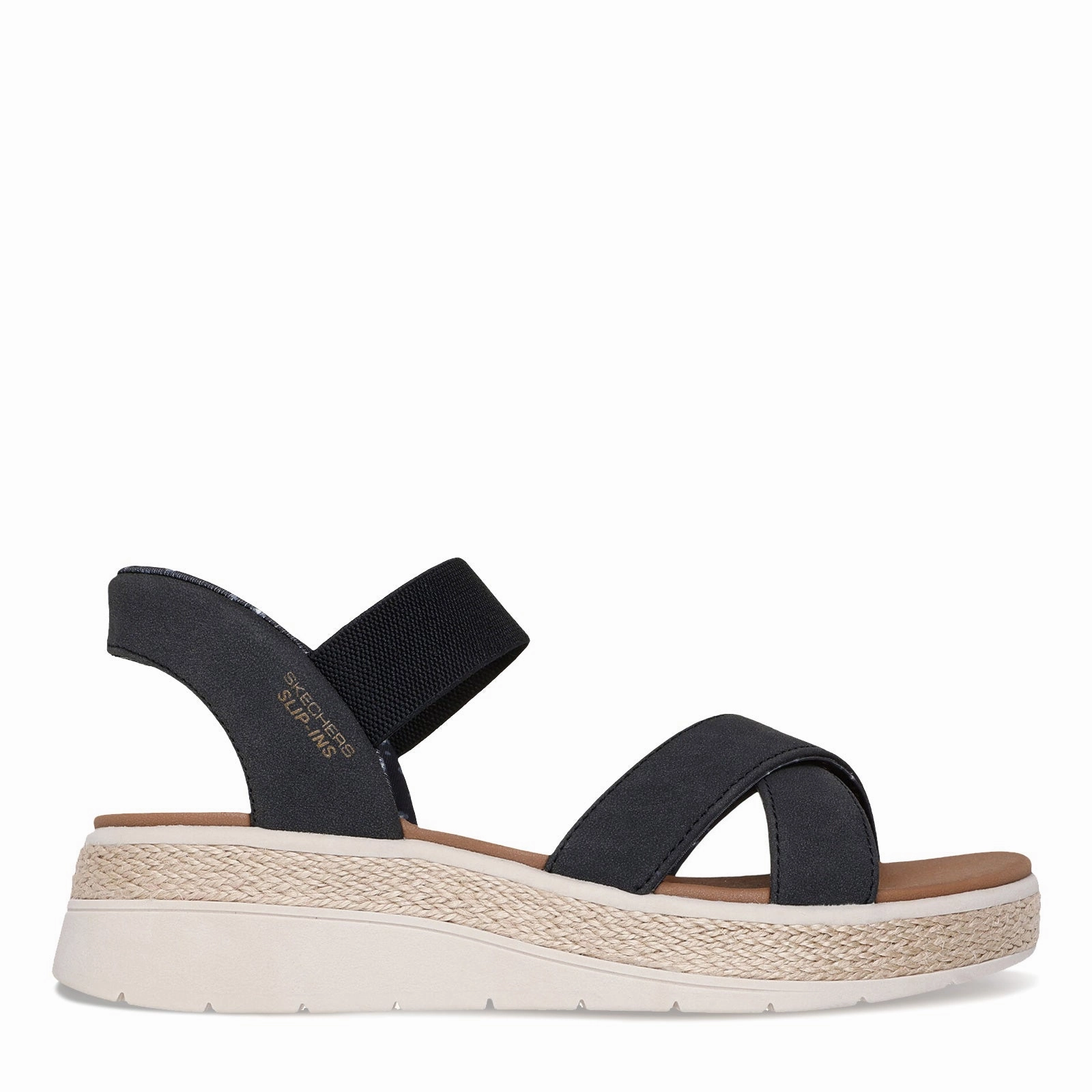 Punch Hike Women's Skechers, Slip-ins: BOBS Sun Ray - Move Over Sandal - Wide Width