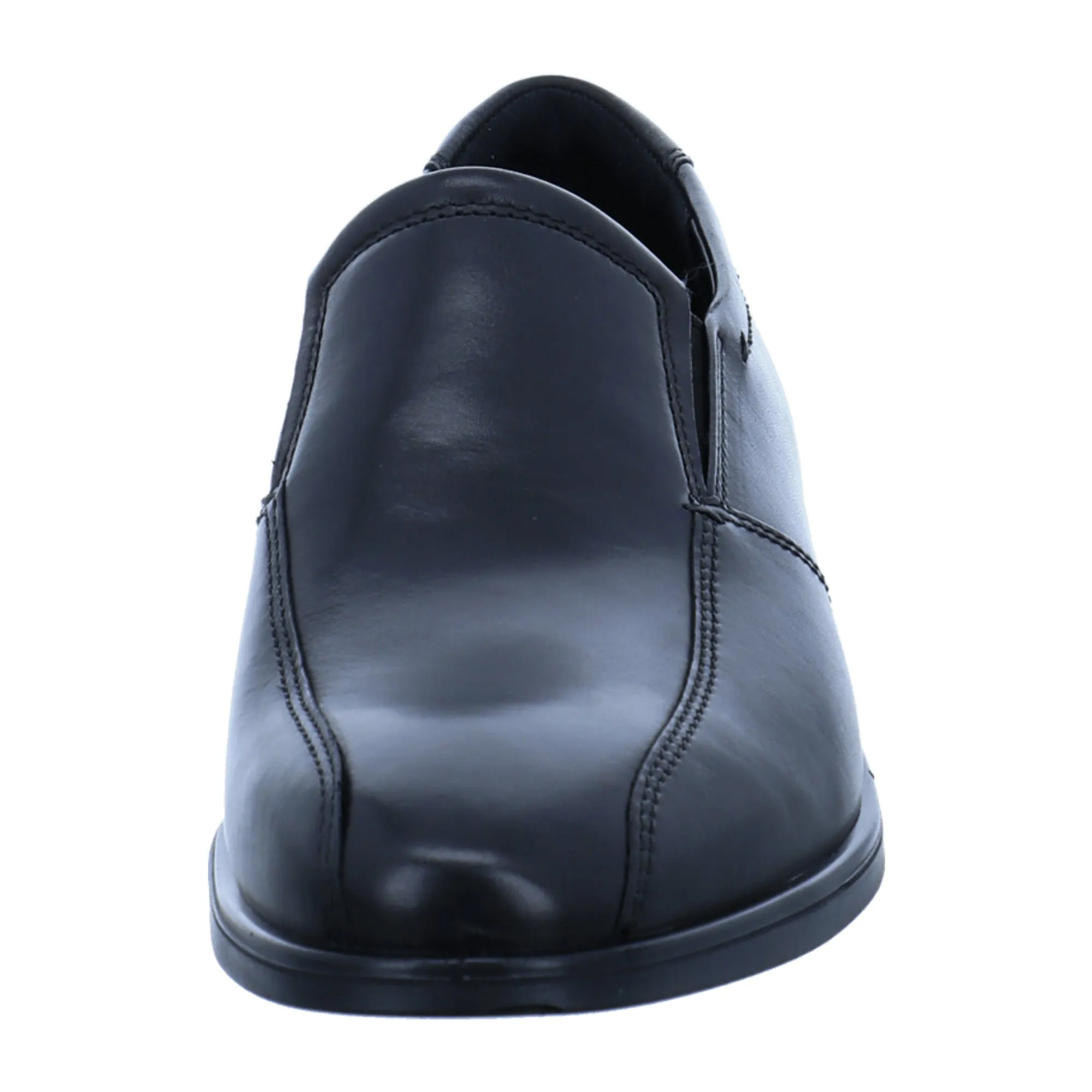 Adidas Pickleball Shoes Ecco Melbourne Men's Black Leather Shoes - Stylish & Durable