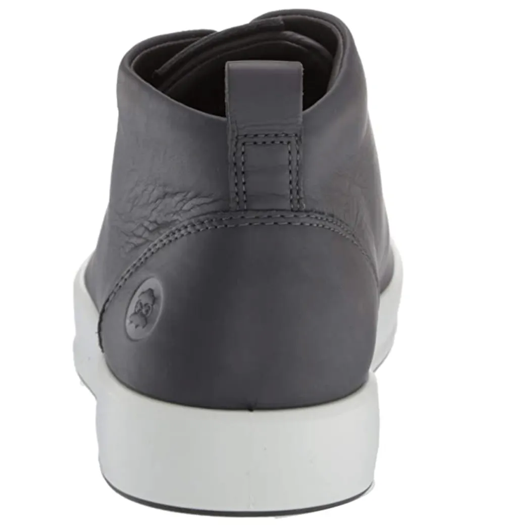 Adidas Five Ten Climbing Shoes ECCO Men's Soft 8 Mid Cut Sneaker Color Magnet Dri-tan