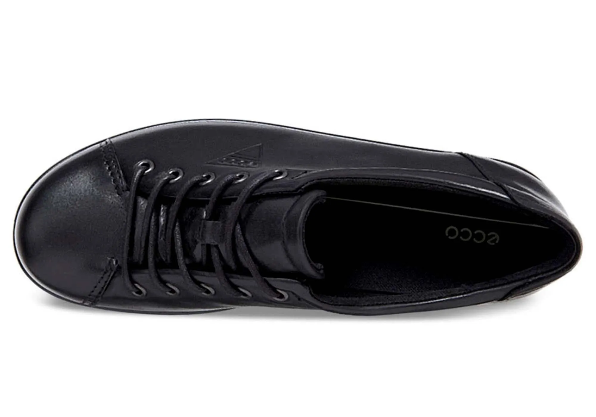 ECCO Womens Comfortable Leather Soft 2.0 Sneakers Shoes Adidas Sock Shoe