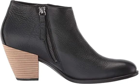 Adidas 3d Shoe ECCO Women's Shape 55 Western Ankle Boot Hydromax Fashion  Color Black Oil Nubuck Size 7-7.5