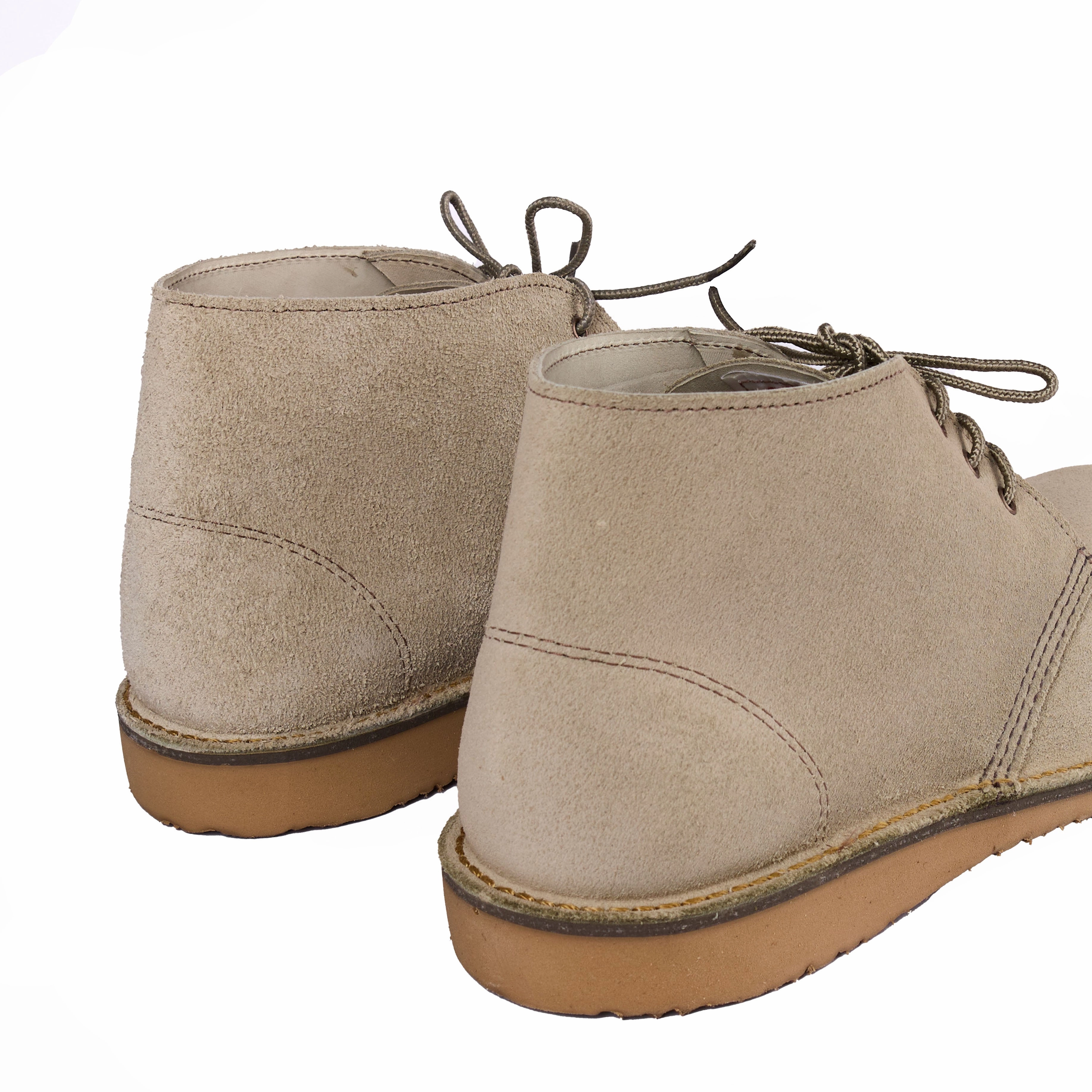 Red Wing Weekender Chukka White Sand Mohave Snow Day Patterned Surface