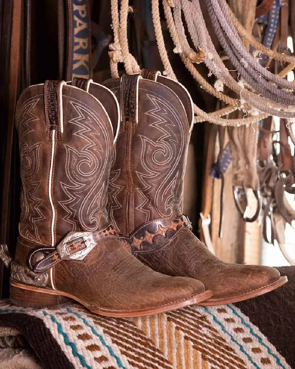 Durango Mens Arena Pro Western Boots Youth Work Boots Size 6