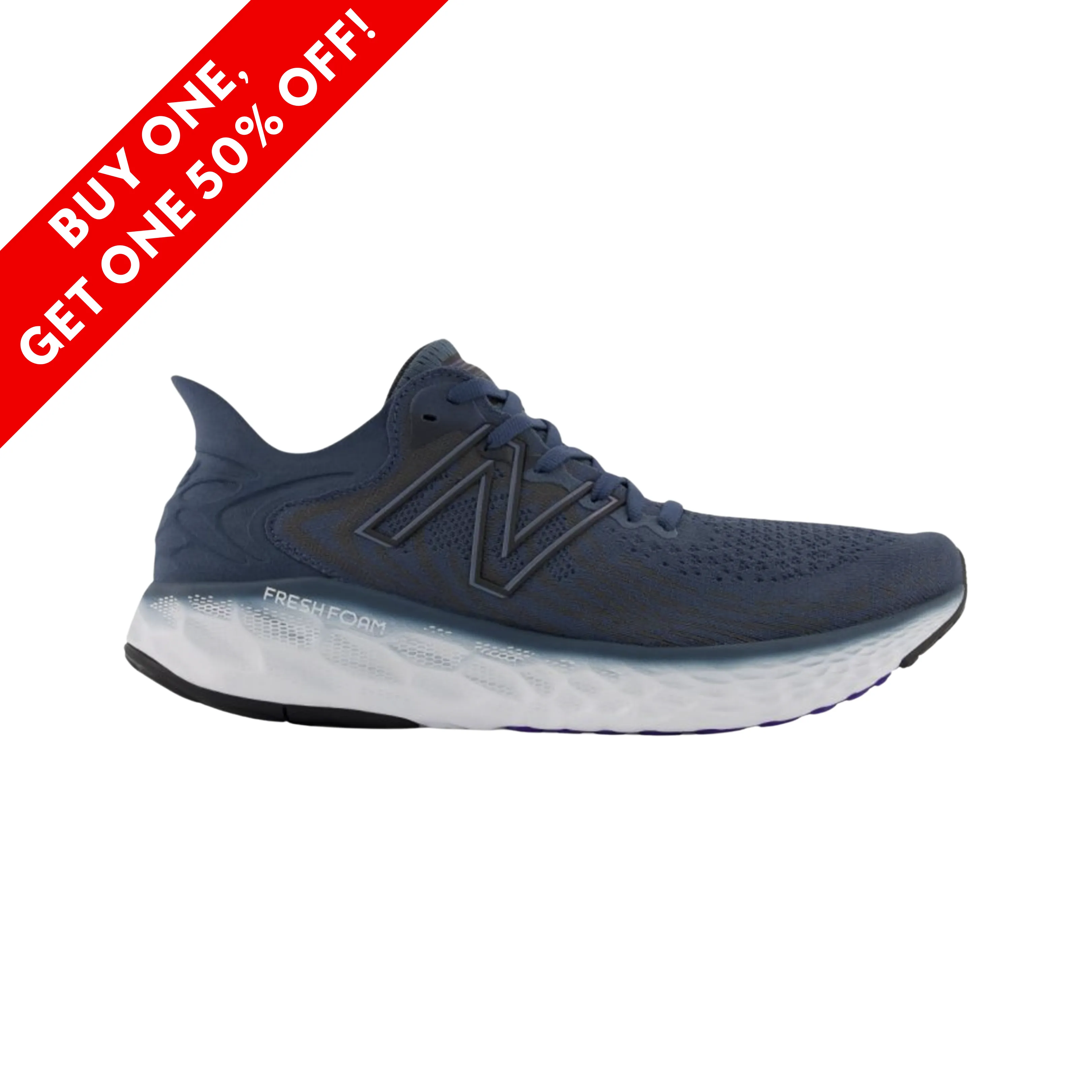 Men's Fresh Foam x 1080v11 - Deep Ocean with Grey and Deep Violet (D Width) Bodega New Balance