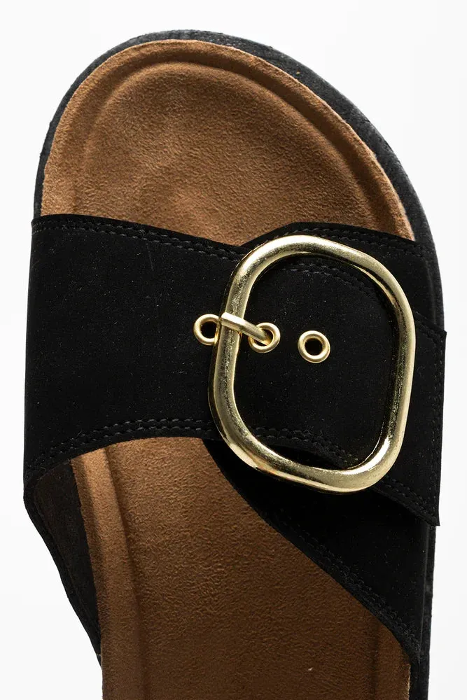 Slip In Sandals Sandal Blac k